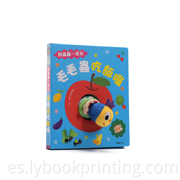 Impresión de libros de libros de cartón de educación temprana de educación temprana personalizada